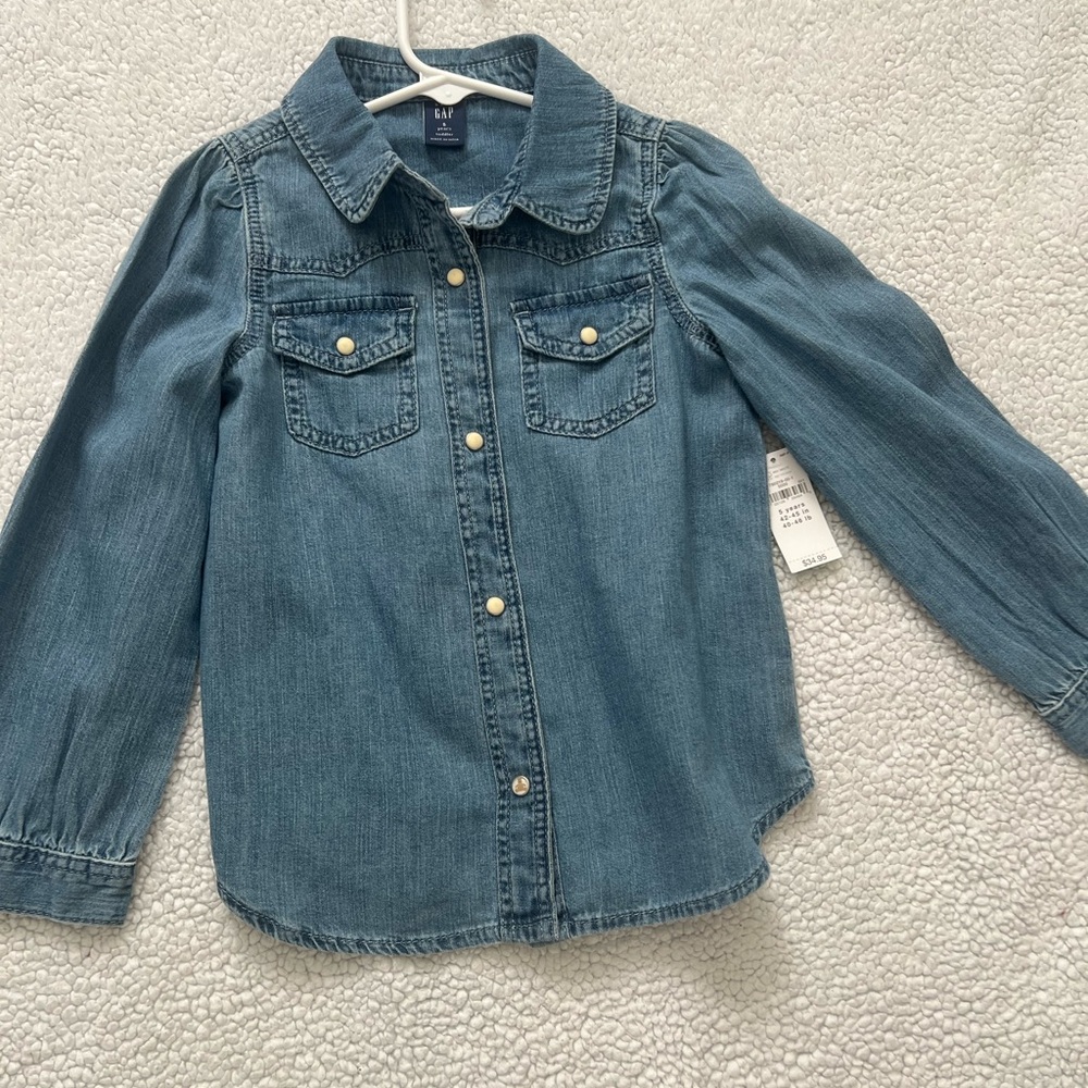 GAP Blue Jean Jacket Classic Denim Style